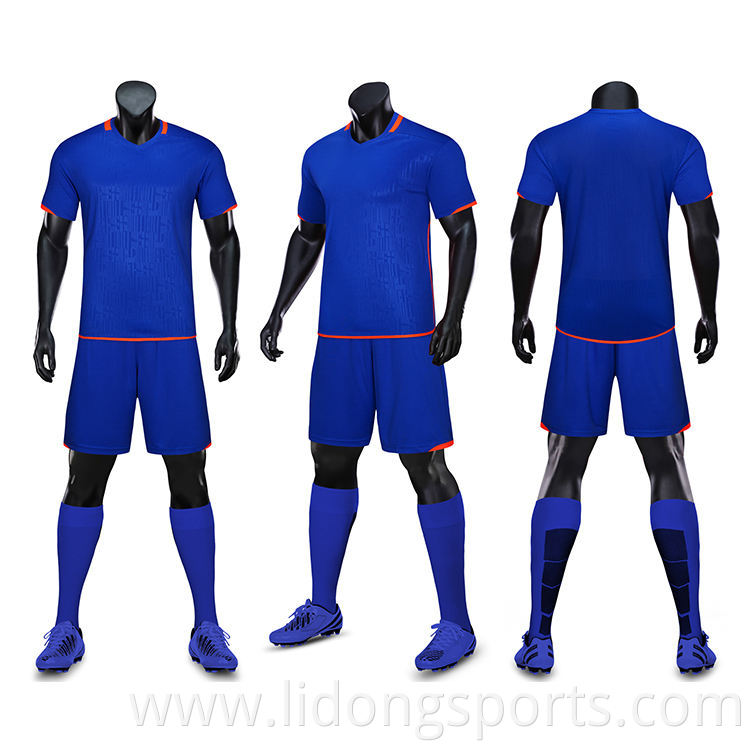 Cheap Quick Dry Unisex Sportswear Football Uniform Soccer Jersey Set Made In China